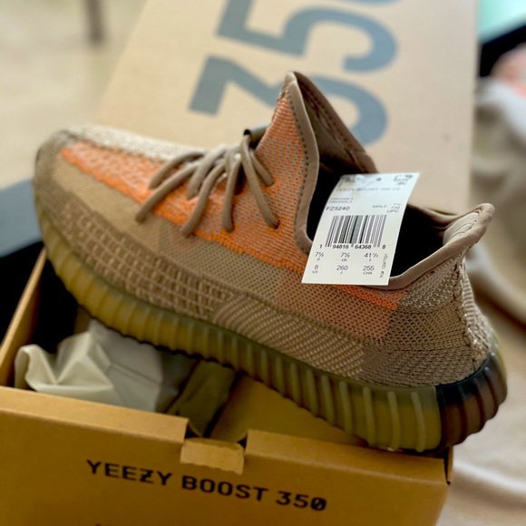 Adidas Yeezy Boost 350 Sand Taupe Sz 8 Mens